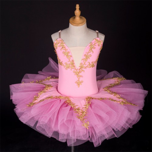 Girls ballet dance dress white pink tutu skirt modern dance ballet dance costumes stage performance ballet dress